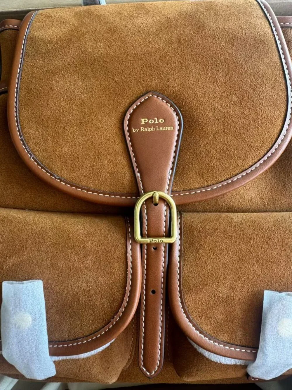 Polo Ralph Lauren Suede Bellport Backpack In Brown | ModeSens - Picture 2 of 10